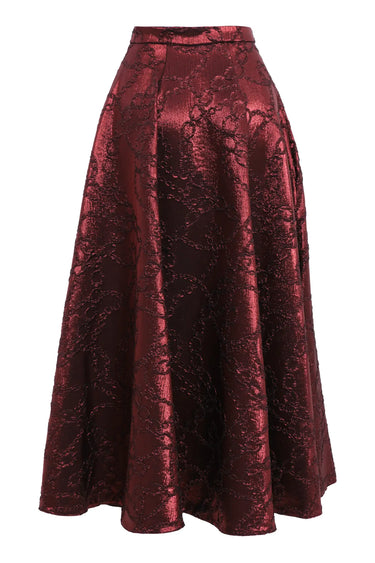Maroon Jakar Long Skirt